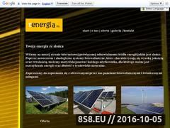 Miniaturka tenergia.eu (Firma działająca w branży energii odnawialnej)