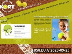 Miniaturka strony Szkoła tenisa Szczecin