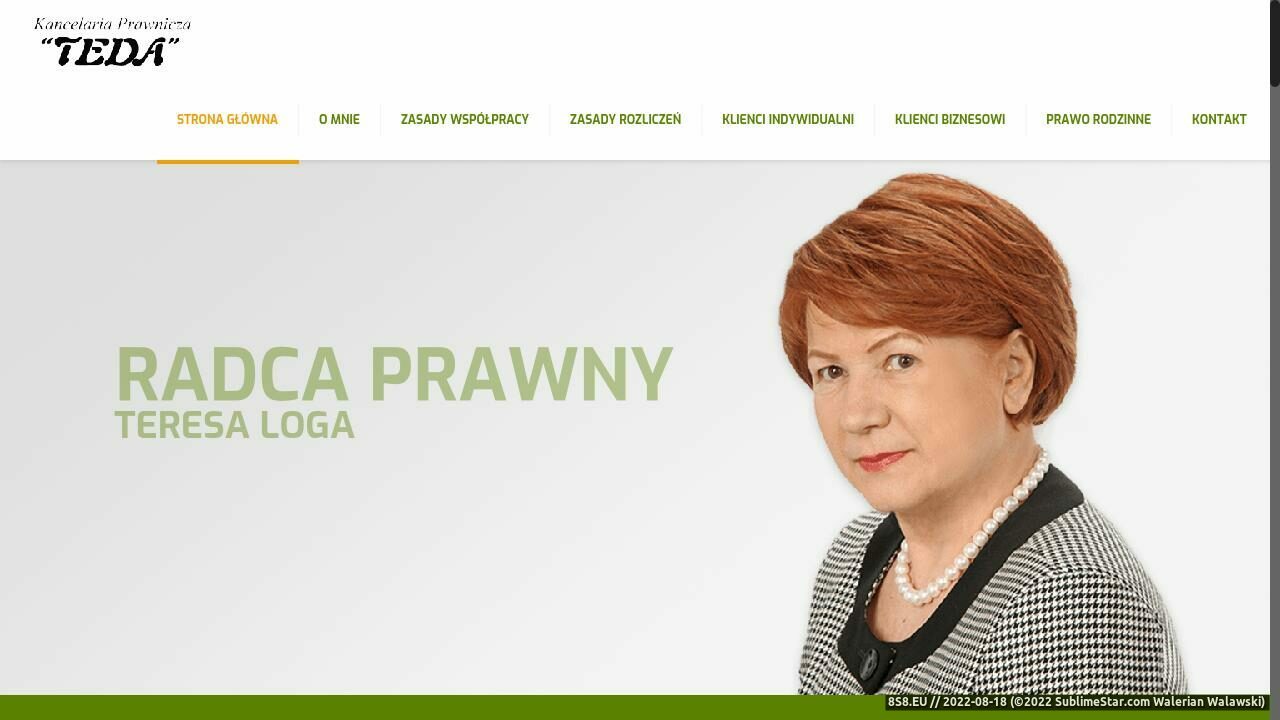 Radca prawny Warszawa (strona www.teresaloga.pl - Teresaloga.pl)