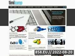 Miniaturka www.timikomp.pl (Timikomp - serwis komputerowy, naprawa laptopów, strony WWW, GPS)