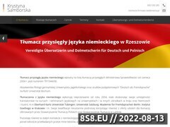 Miniaturka tlumaczprzysiegly-niemiecki.pl (Usługi tłumaczeniowe)