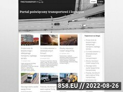 Miniaturka strony TMSTransport oferuje przeprowadzki, transport