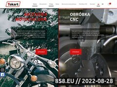 Miniaturka www.tokart.eu (Producent akcesoriów do motocykli)