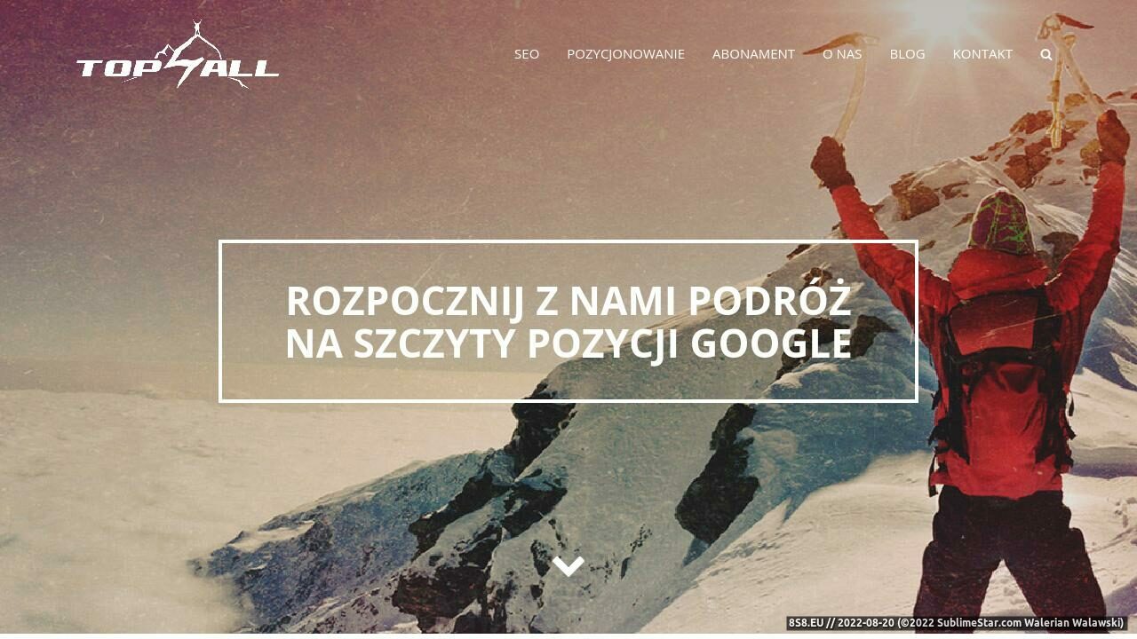 Reklama internetowa (strona www.top4all.pl - Pozycjonowanie i optymalizacja)
