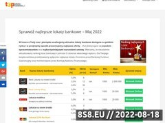 Miniaturka toplokatybankowe.pl (Porównywarka lokat bankowych)
