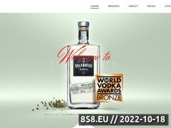 Zrzut strony Polska hurtownia alkoholu UK