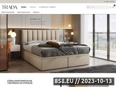Miniaturka trada.eu (Łóżka kontynentalne oraz łóżka tapicerowane)