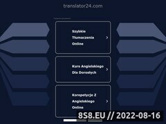 Miniaturka domeny www.translator24.com