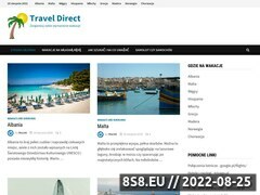 Miniaturka domeny www.traveldirect.pl