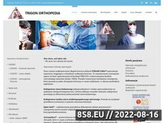 Miniaturka trigonorthopedia.pl (Klinika - operacje kręgosłupa, stopy i haluksa)