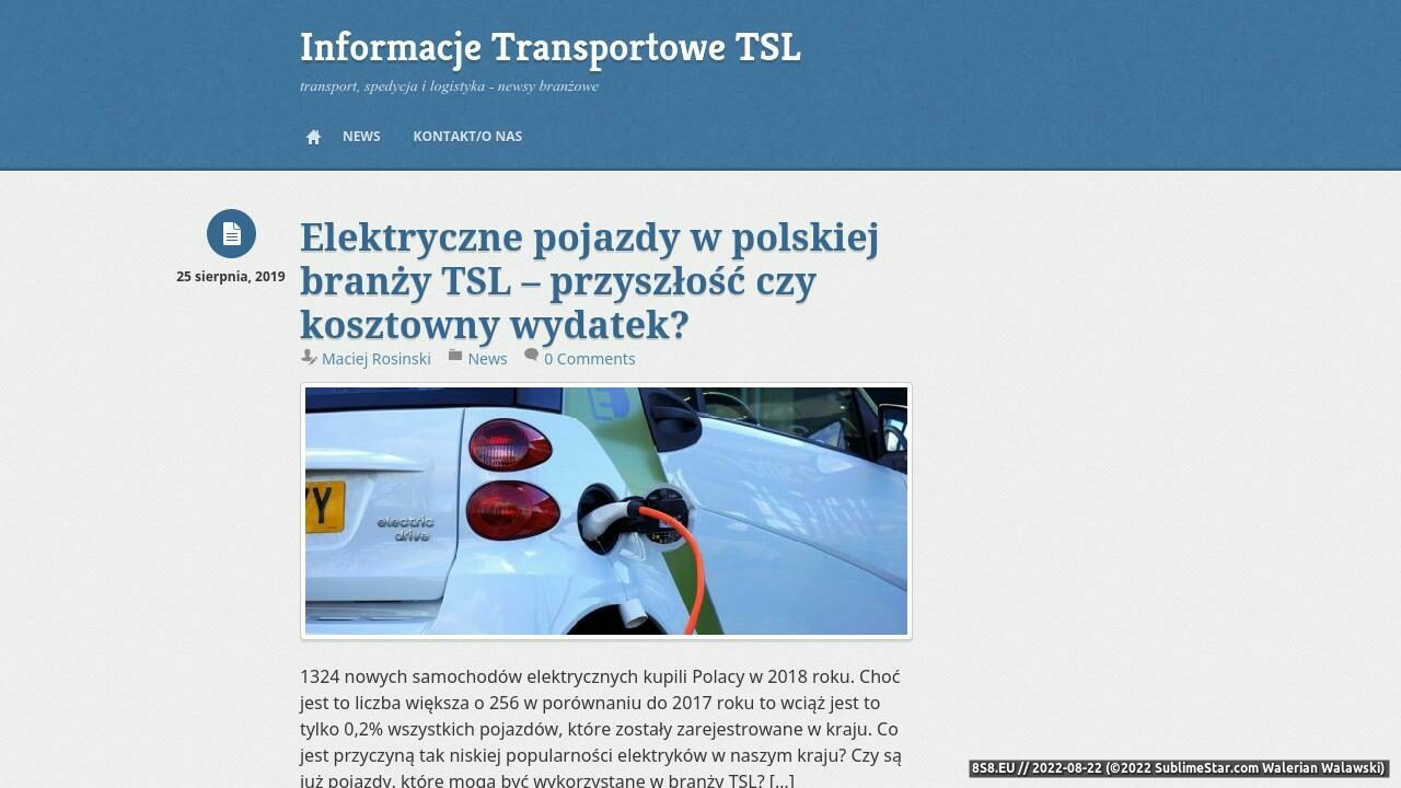 Blog TSL News (strona tslnews.pl - Tslnews.pl)