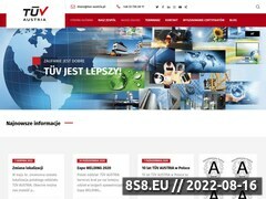 Zrzut strony Szkolenia scc w tuv-austria.pl