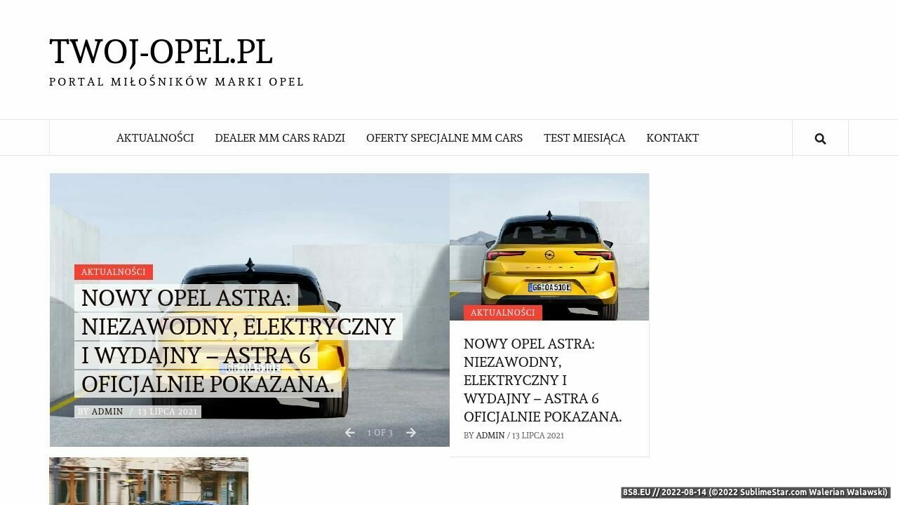 Twój Opel (strona www.twoj-opel.pl - Twoj-opel.pl)
