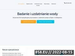 Miniaturka twojaczystawoda.pl (Badanie i uzdatnianie wody)