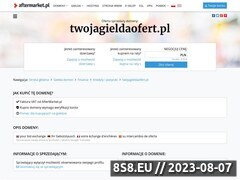 Miniaturka twojagieldaofert.pl (Tylko sprawdzeni fachowcy - Twoja<strong>gielda</strong>Ofert)