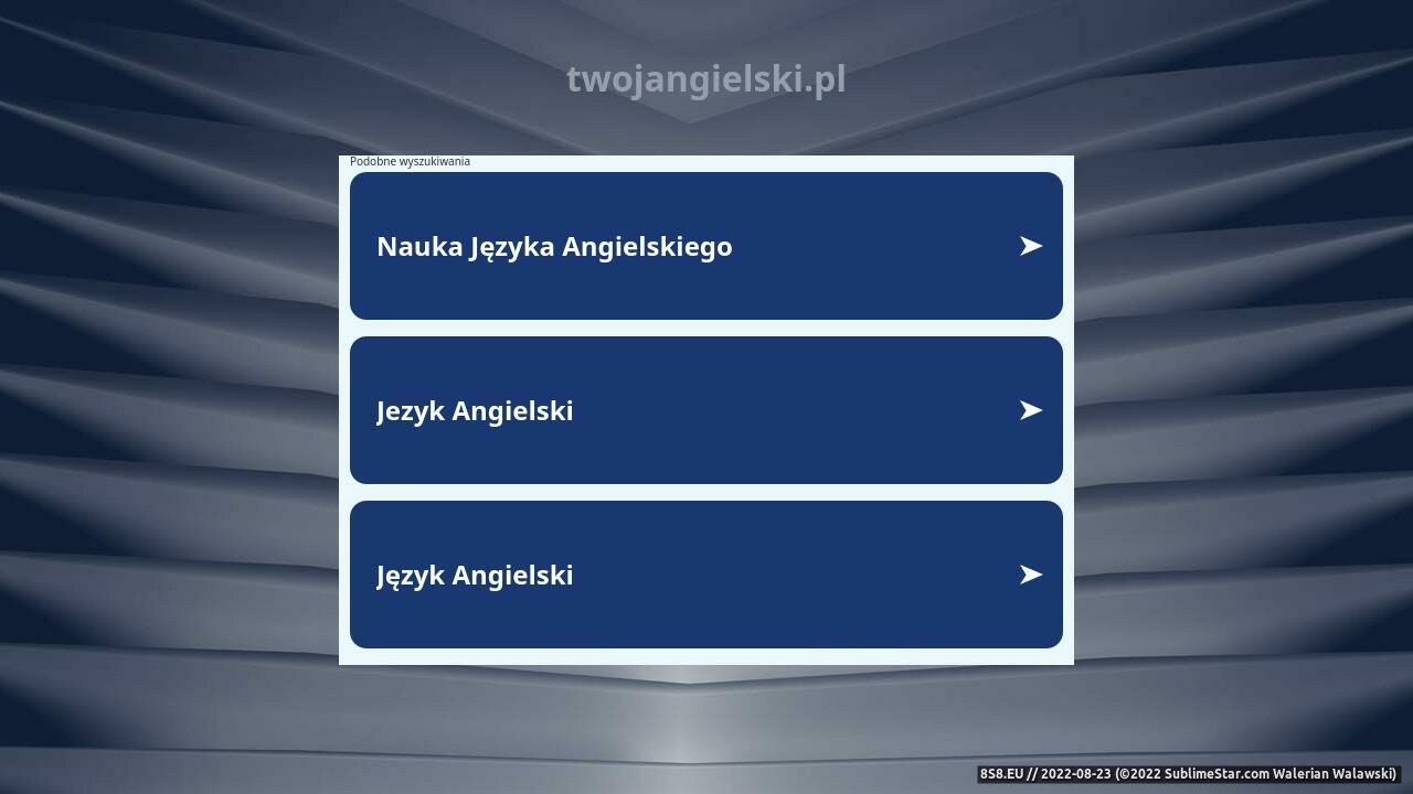 Zrzut ekranu Angielski od A do Z