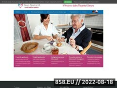 Zrzut strony TwojaOpieka24 Mobilne Centrum Medyczno-Opiekuńcze