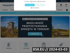 Miniaturka twojaoptyka.pl (Sklep z akcesoriami dla myśliwych)