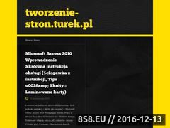 Miniaturka domeny www.tworzenie-stron.turek.pl
