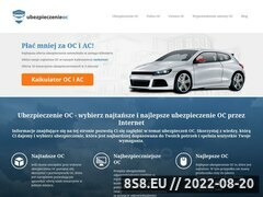 Zrzut strony Ubezpieczenie OC - ubezpieczenie-oc.auto.pl