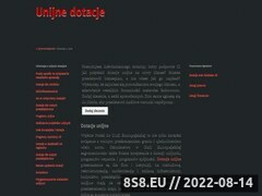 Miniaturka strony Dotacje unijne