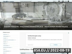 Miniaturka unimachines.pl (Giełda maszyn)