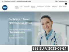 Zrzut strony Centrum Medyczne UNIMED Kraków