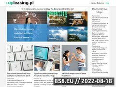 Miniaturka www.upleasing.pl (Najlepsza i najszybsza oferta leasingów)
