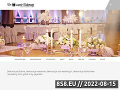 Miniaturka uroczystedekoracje.pl (Dekoracje ślubne i dekoracje weselne)