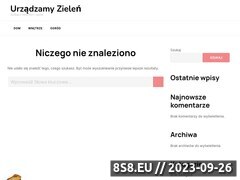 Zrzut strony Projektowanie ogrodów - MULTI-PROJEKT Warszawa