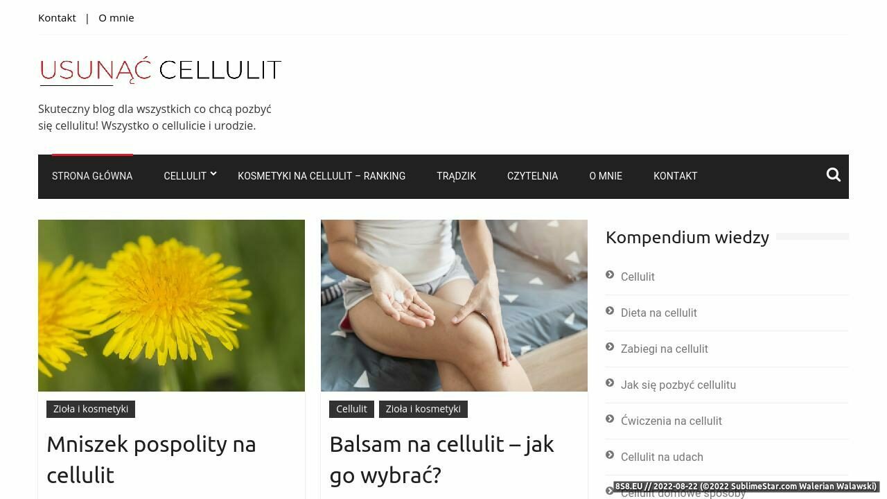 Zrzut ekranu Usunąć cellulit
