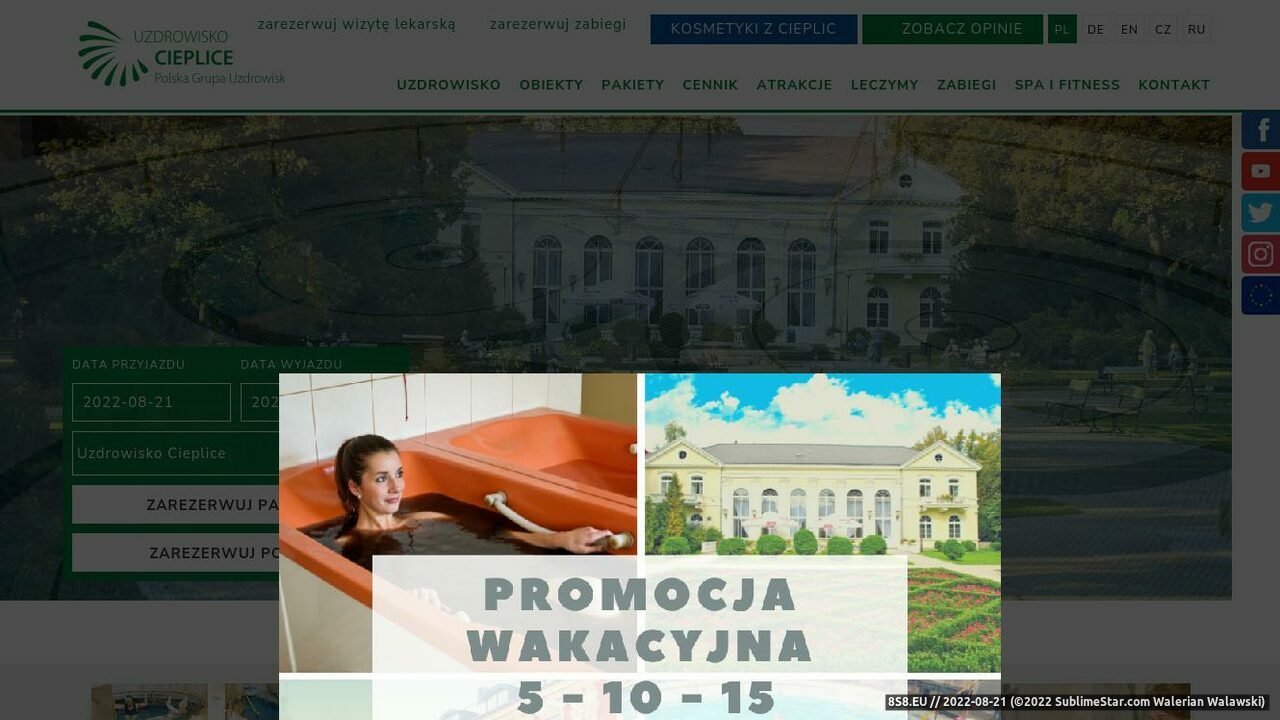 Uzdrowisko Cieplice | Cieplice Zdrój | Sanatorium (strona www.uzdrowisko-cieplice.pl - Uzdrowisko-cieplice.pl)