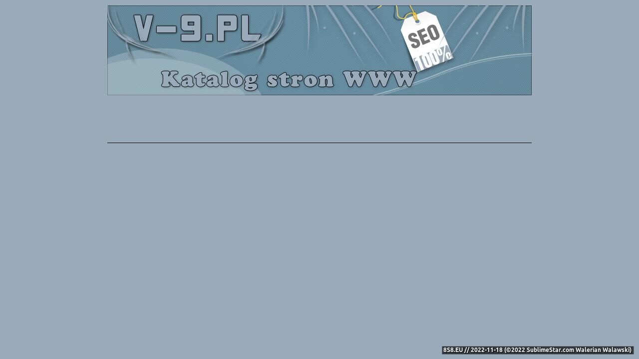 Zrzut ekranu V-9.pl - Darmowy katalog stron qlWeb