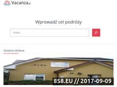 Miniaturka www.vacanza.pl (Największa <strong>baza noclegowa</strong> w Polsce)