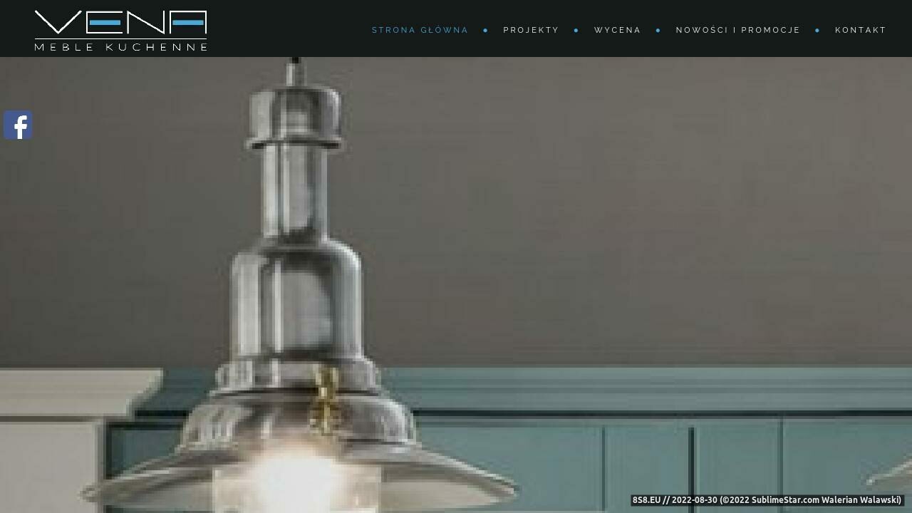 Zrzut ekranu Meble kuchenne na wymiar