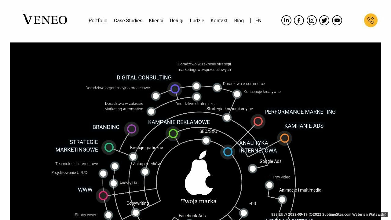 Zrzut ekranu Marketing internetowy