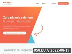 Miniaturka www.versum.pl (Program do gabinetu)