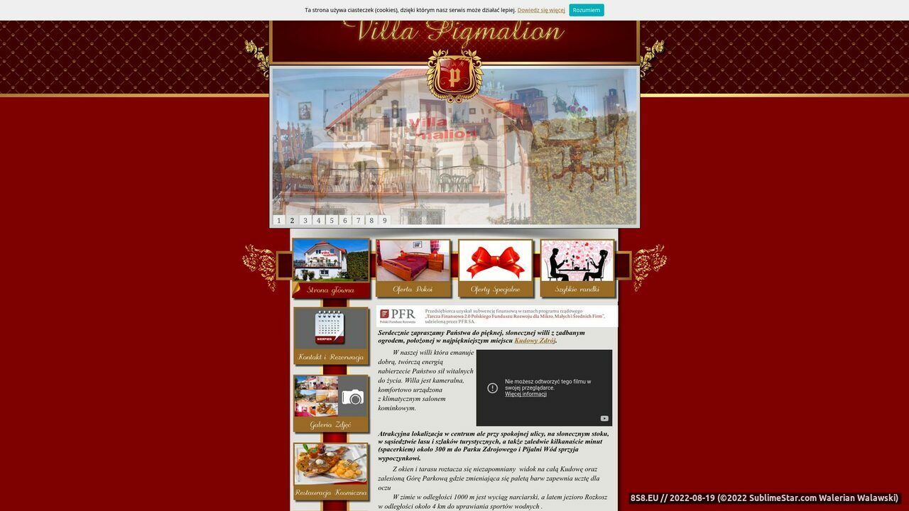 Zrzut ekranu Villa Pigmalion noclegi