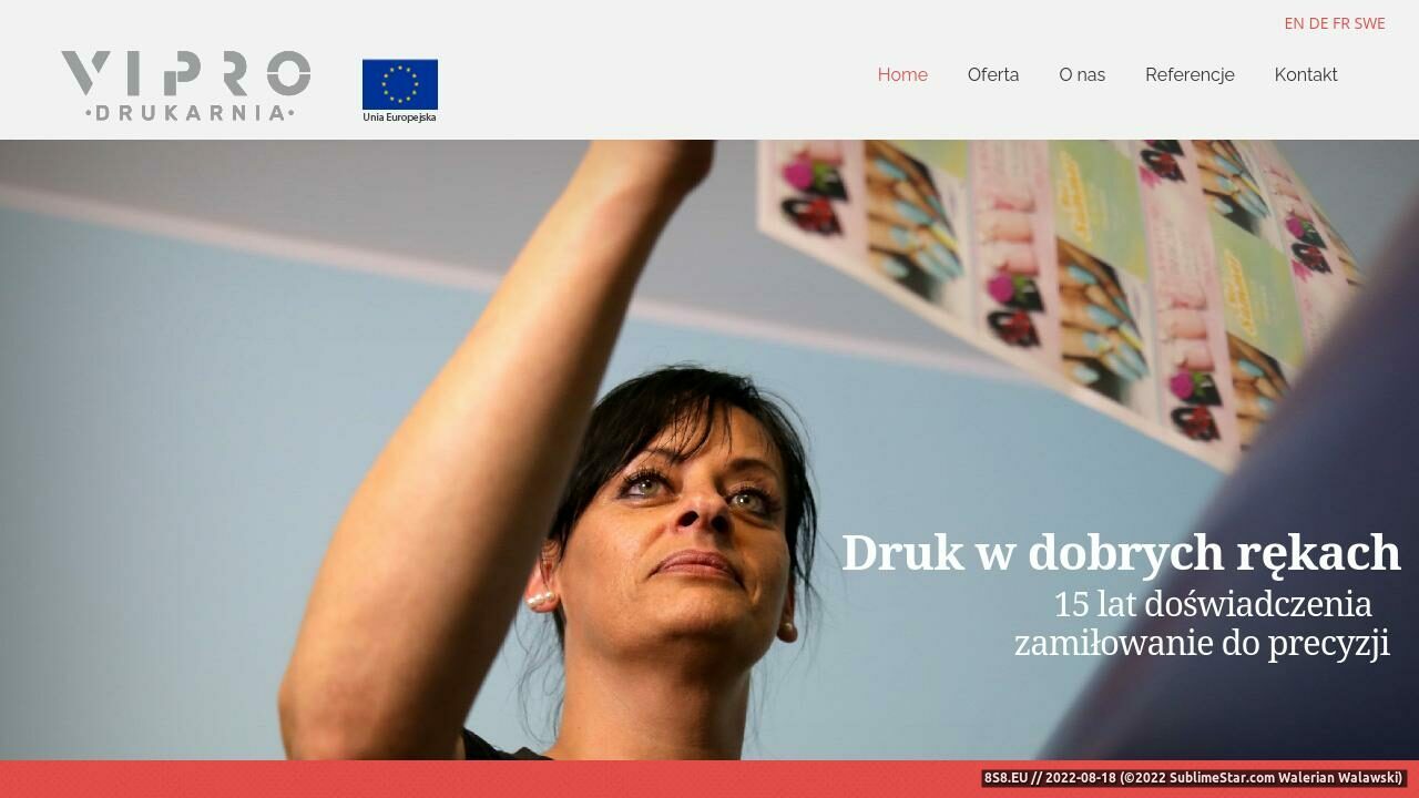 Internetowe drukarnia online - cyfrowa i offsetowa (strona vipro.pl - Vipro.pl)