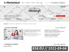 Zrzut strony Vitria.pl Informacje finansowe
