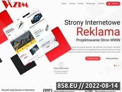 Miniaturka www.vizim.pl (Tworzenie stron internetowych, reklama oraz grafika)