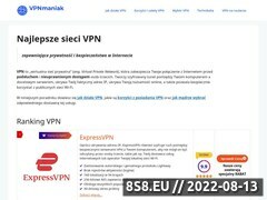 Miniaturka vpnmaniak.pl (Porównywarka sieci VPN)