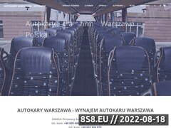 Zrzut strony Przewozy autokarowe Warszawa