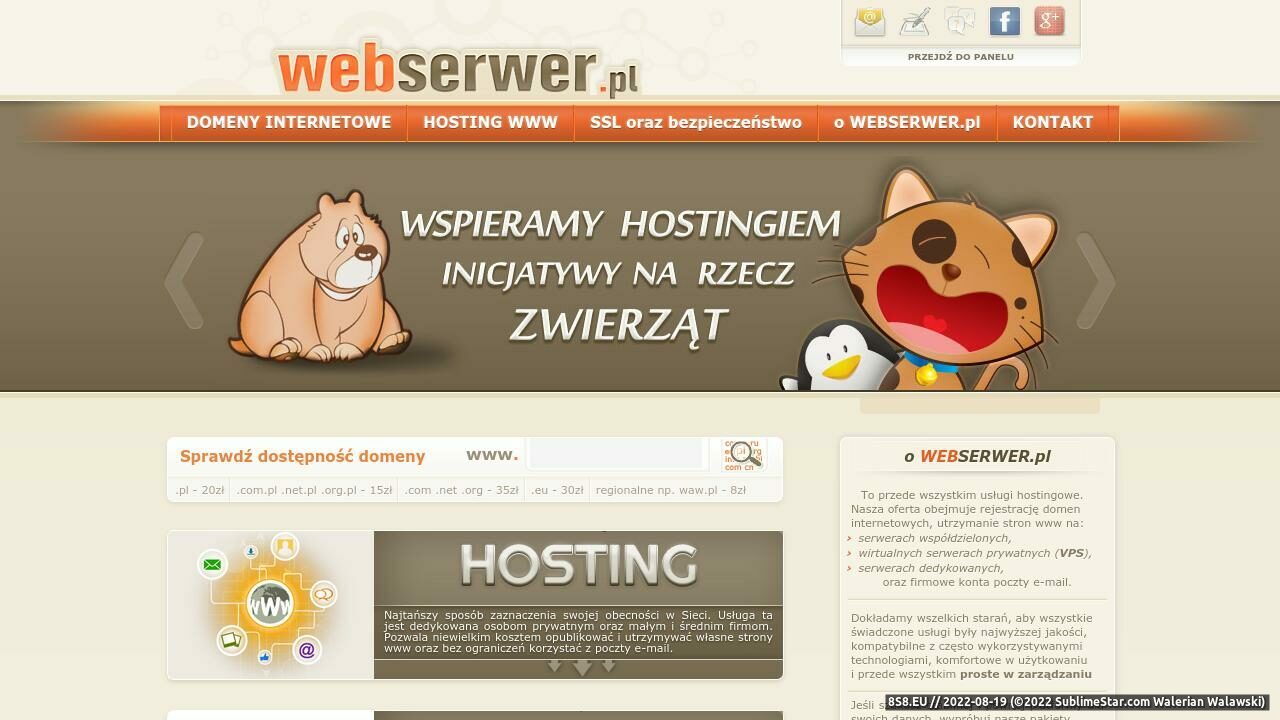 Serwery Linux i Windows (strona www.webserwer.pl - Webserwer.pl)