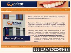 Miniaturka strony Dentysta,Stomatolog Stargard Szczeciński Wedent