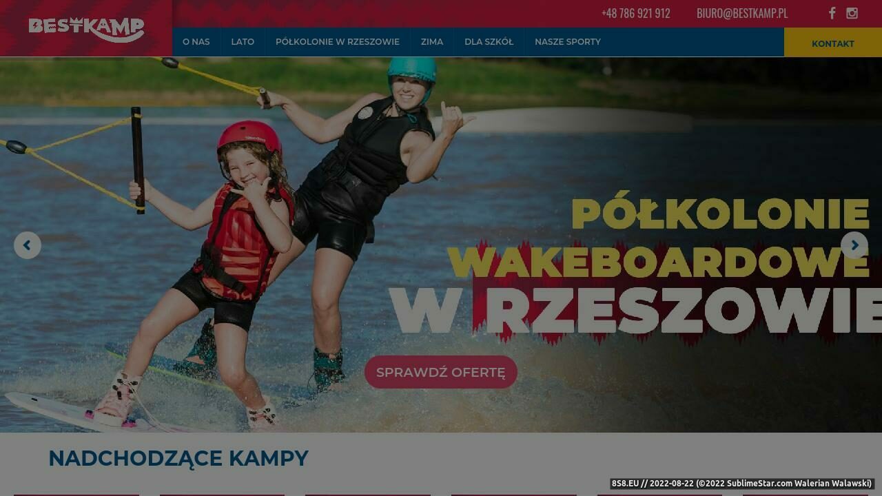 Obozy narciarskie oraz obozy kitesurfingowe (strona weski.pl - Weski.pl)