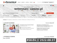 Miniaturka domeny weterynarz-zamosc.pl