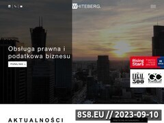 Miniaturka whiteberg.pl (Usługi prawne - podatki, umowy - Rzeszów)