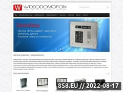 Miniaturka strony Wideodomofon.com.pl - wideodomofony