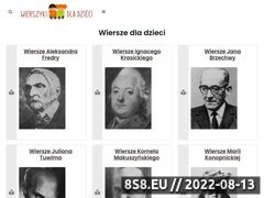Miniaturka wierszykidladzieci.net.pl (Wiersze dla dzieci znanych autorów)